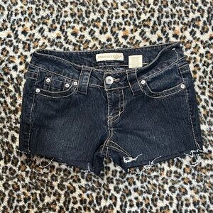 Paris blues jean shorts